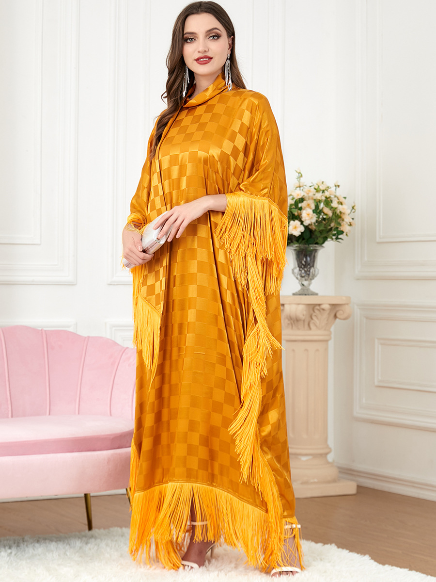 3294穆斯林衣服长袍跨境女装下游爆款中东长袖拼接蝙蝠袖连衣裙子详情18