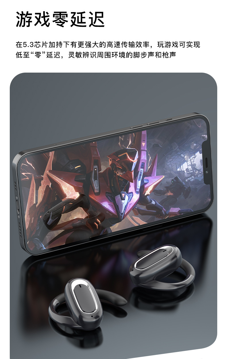 抖音跨境OWS爆款JS270  280 288无线蓝牙耳机T35挂耳式不入耳新款详情13