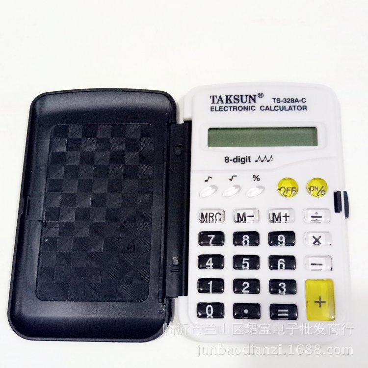 新款彩色计算器德信TS-328A-C计算器迷你掌上翻盖携带更方便计算详情9