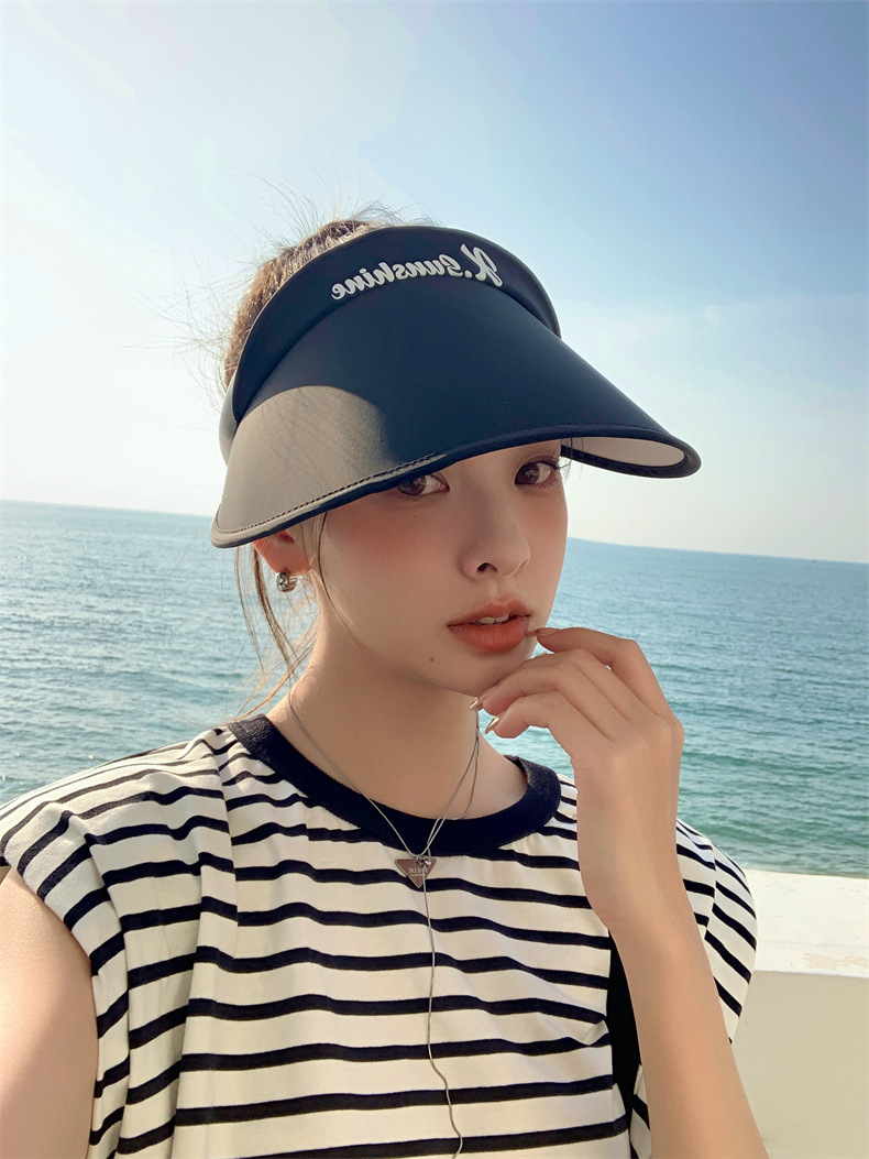 Hairpin hat, summer women's sun protection hat, Korean style trendy wide-brimmed cap, outdoor sports and casual baseball cap pic 12