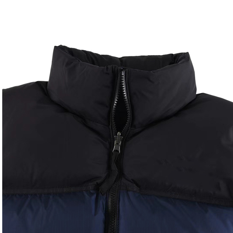 1996 hombre multicolor abajo chaqueta con capucha corto cuello de pie tendencia de moda casual cómodo abrigo 23 años venta caliente pic 20