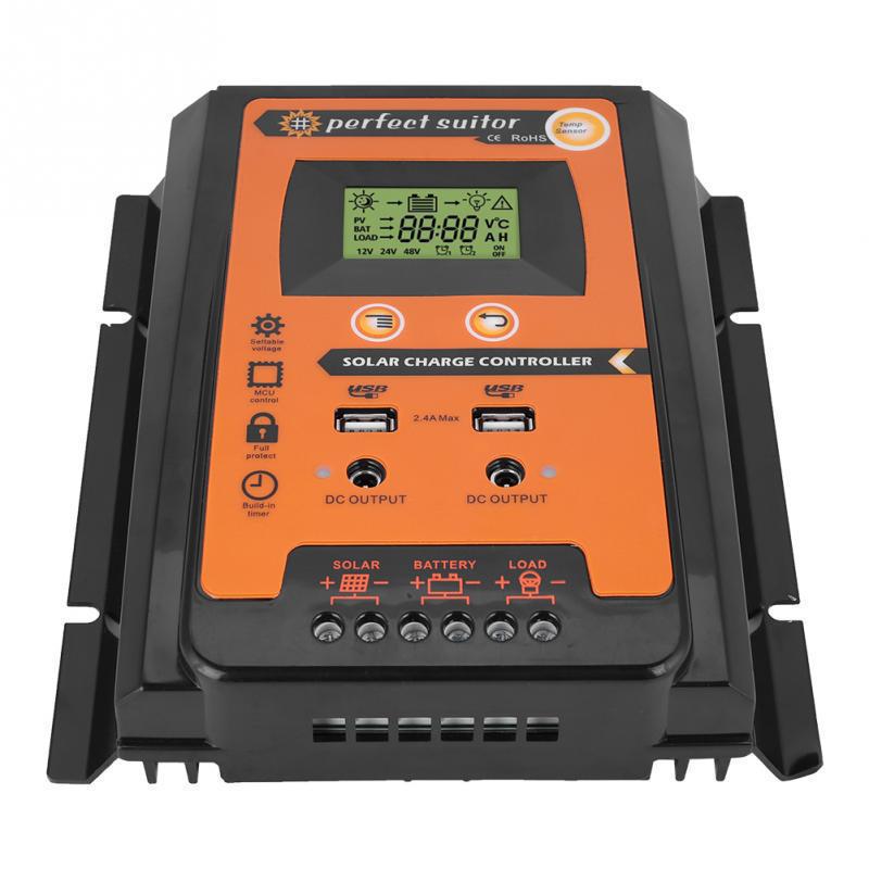 New best-selling PWM solar controllers: 12V, 24V, 30A, 50A, 70A solar cell charge and discharge controllers pic 14