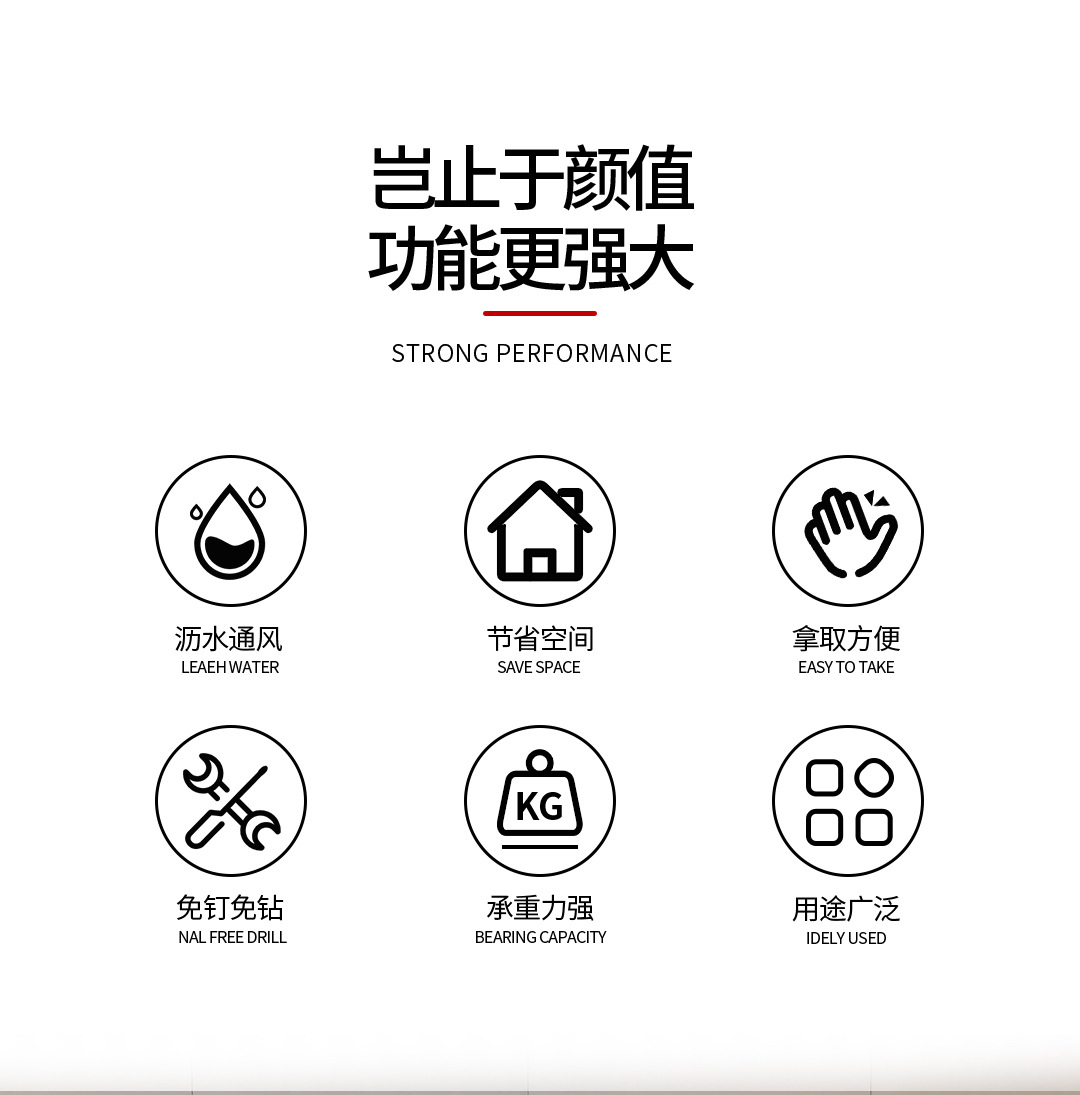 Rotary multi-functional storage rack, bathroom and kitchen storage, washbasin, bathroom toothbrush and hair dryer rack, no need for drilling pic 2