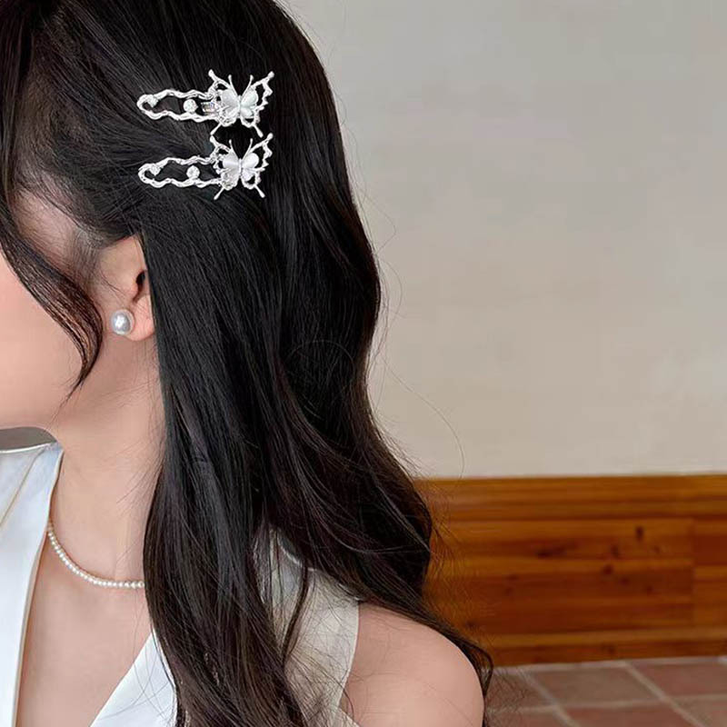 彩色椭圆形发夹女小清新个性侧边刘海夹ins小众设计百搭头饰发饰详情7