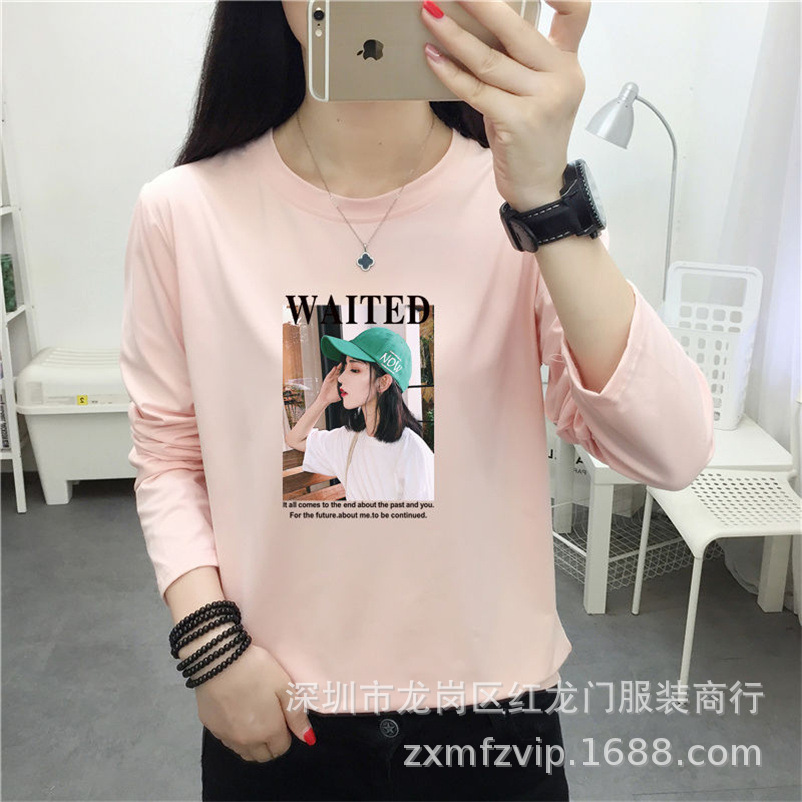 女装长袖T