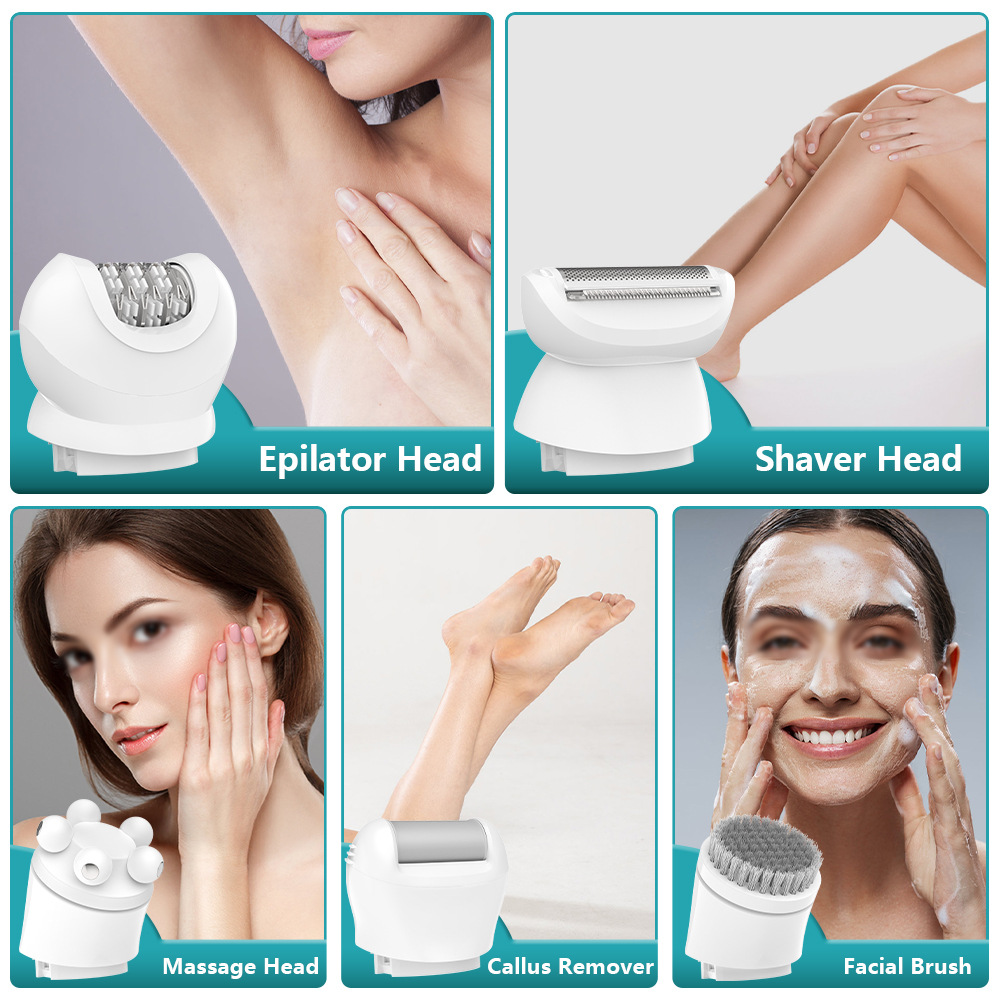 Winning star跨境电动修腿毛剃腋毛拔毛按摩等多功能剃毛器套装详情6