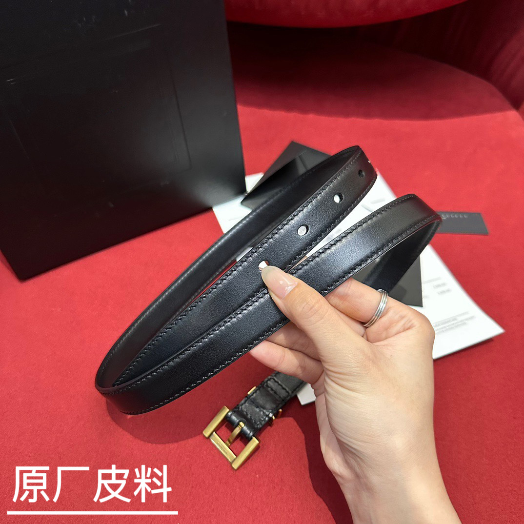 Factory direct sales of Ms. Yang Shulin belts, Y-brand genuine leather versatile jeans and suit belts, thin 2.0cm 3.0cm pic 10
