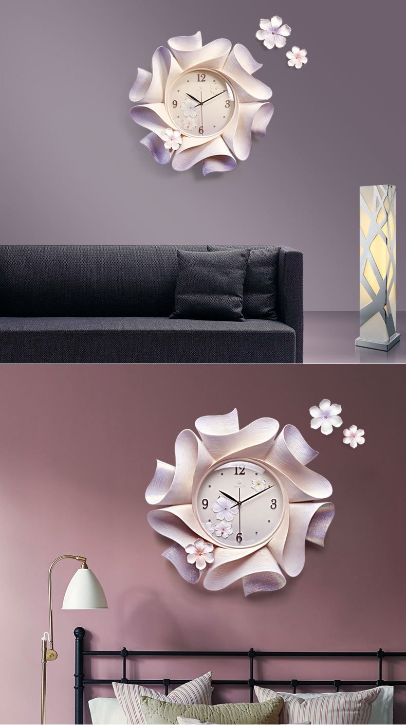 Fuxiao decoración reloj de pared creativo reloj de pared diy puro reloj de pared pintado a mano amazon cross-border e-commerce productos relojes al por mayor pic 11
