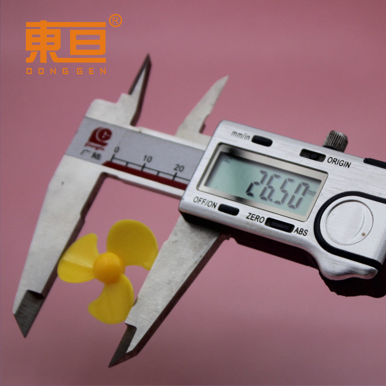 Φ303Y1A Yellow 30 three-blade propeller fan blade 1mm hole fan blade paddle technology model parts pic 4