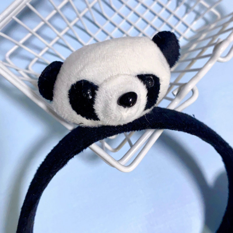 Cute cartoon panda hair bands, three-dimensional headbands, hair accessories, Ins-style figurines, hair clips for washing faces, and wholesale hair clips pic 5
