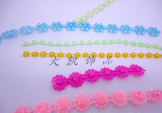 ABS semi-circular connecting beads 3mm, 4mm, 6mm, 8mm, 10mm, 12mm, handcrafted clothing accessories, DIY wedding dress curtain accessories pic 10