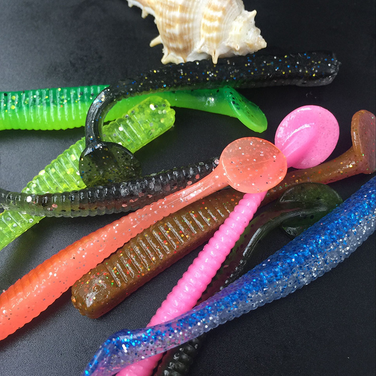 Dongle Jian Soft Bait T Swing Tail Fish LJ3.1 Inches 80MM 2.2g 10 Pieces Swing Bait [Fat Goluya] pic 7