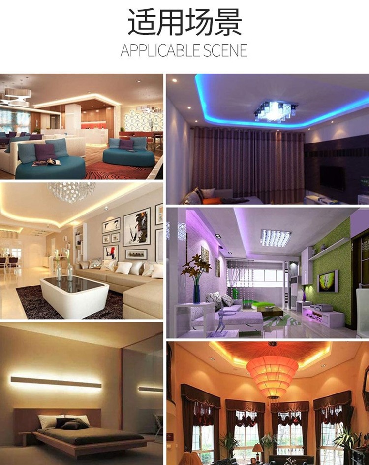 LED silicone neon light strip set: 12v low-voltage 6x12 high-brightness monochrome DIY-shaped decorative flexible line light pic 16