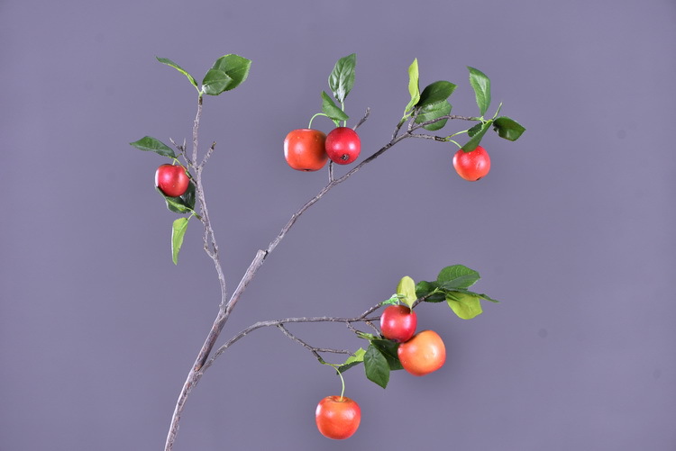 Wholesale of artificial apple branches, multi-leaf home decoration fruit branches, new Chinese-style New Year decoration berries from the manufacturer pic 18
