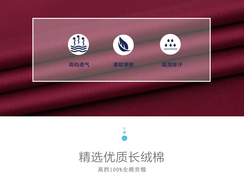 绣标夏季薄款弹力【高棉贡缎】钻扣商务男装时尚休闲男式长袖详情5