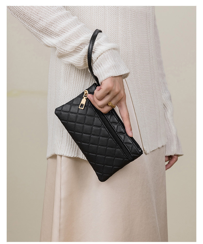 手腕式钱包长高级感气质手拿包双层手机小包大容量零钱收纳包卡包详情4