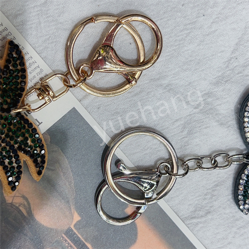 跨境乌龟皮革烫钻钥匙扣挂件潮流可爱拼色水钻包包挂饰详情18