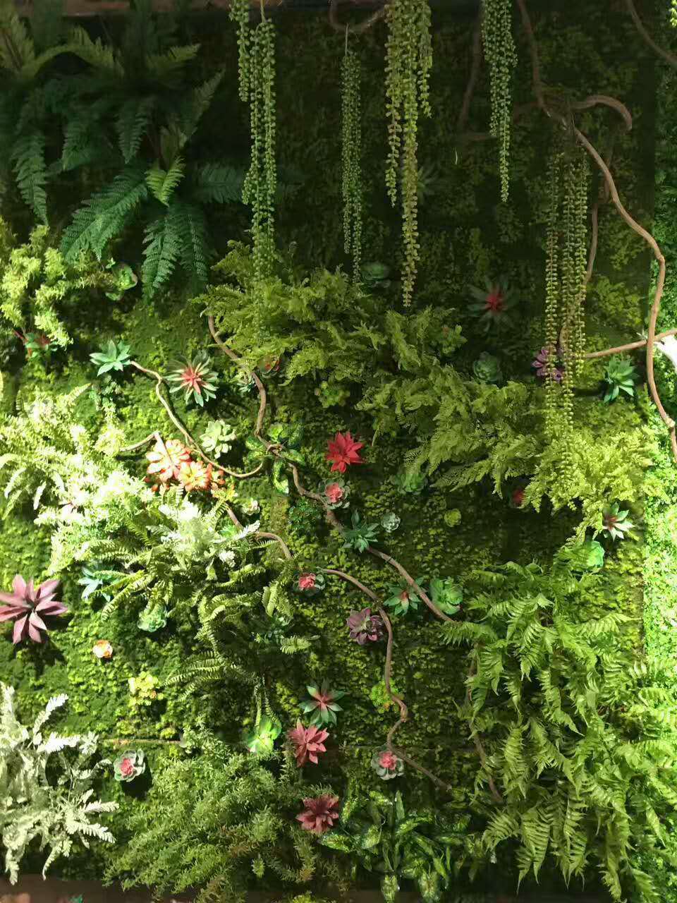 Artificial flowers, artificial lawns, artificial trees, artificial flowers, artificial lawns, artificial trees, plant wall accessories, artificial prayer beads, artificial dragon whiskers, plant wall decoration, real photos of artificial grass, willow leaves across the river, artificial flowers, artificial lawns, artificial trees pic 15