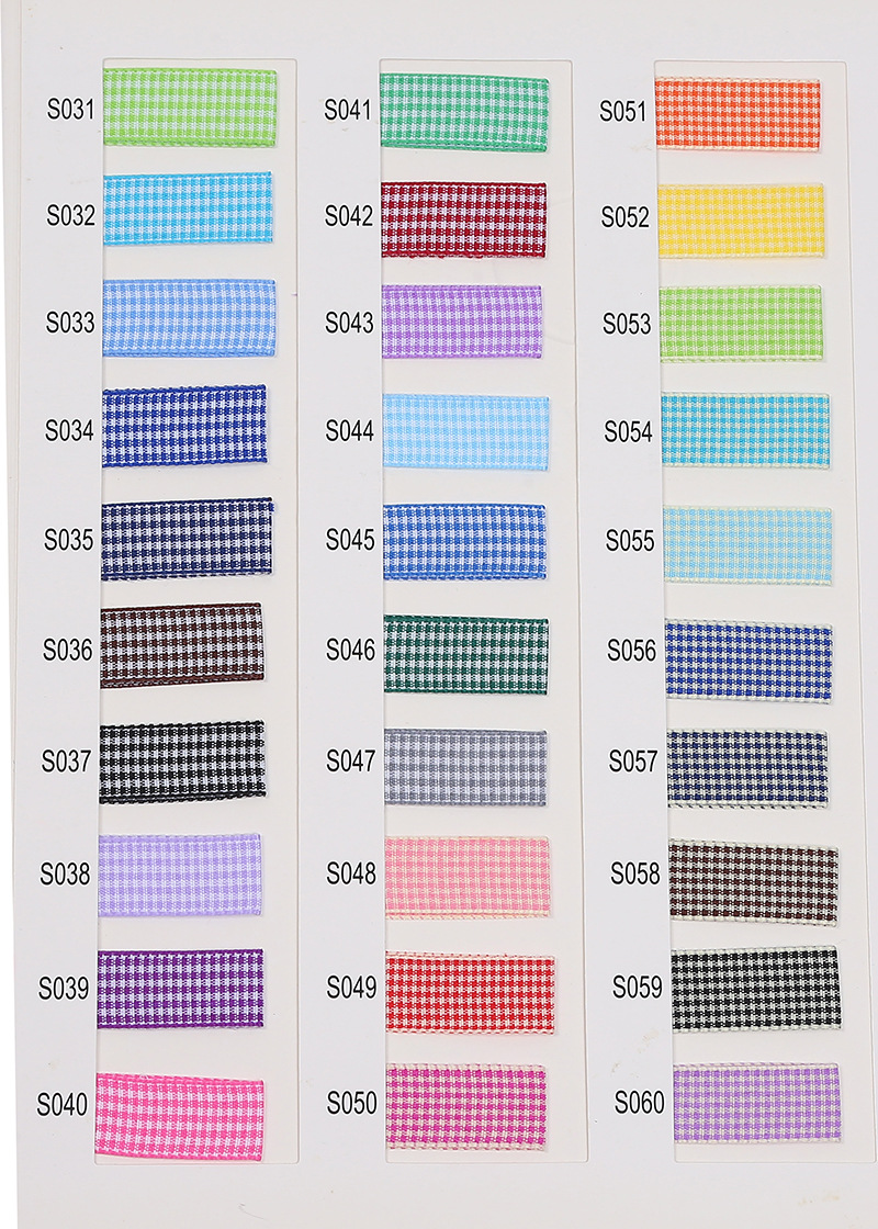 Dingxin checkered Ribbon wholesale, Scottish black, white and red ribbons, DIY bow gift packaging webbing pic 12