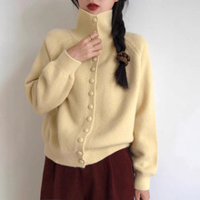 New Spring/Summer 2025 round-neck knitted sweater for women, Korean style, versatile, dopamine, youthful and gentle style, cardigan for women pic 3