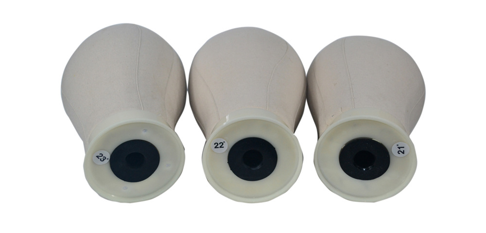 Canvas wig head mold shaping head, styling head, needling practice head, filling canvas head mold pic 9