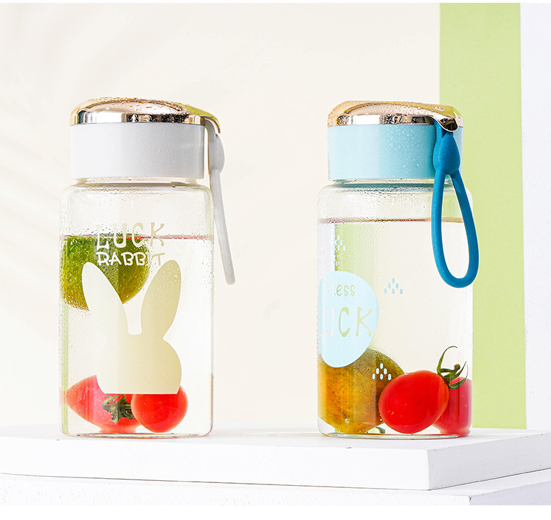 网红高颜值杯子玻璃2021迷你小巧便携可爱创意办公室情侣水杯代发详情35