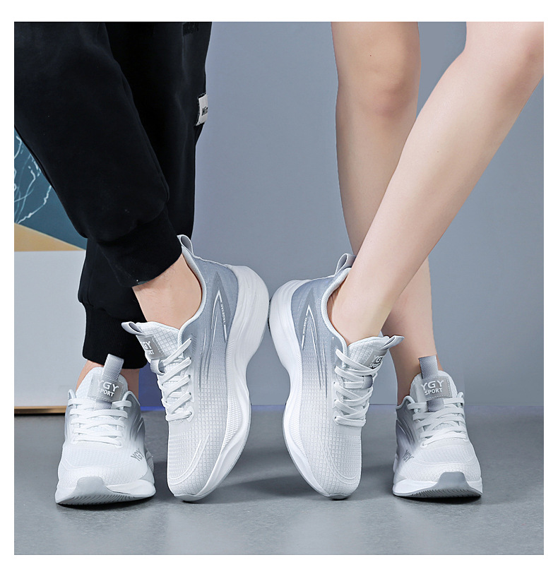 新款男女飞织网面鞋透气轻便跑步防滑运动鞋软底广场舞鞋健身鞋详情25