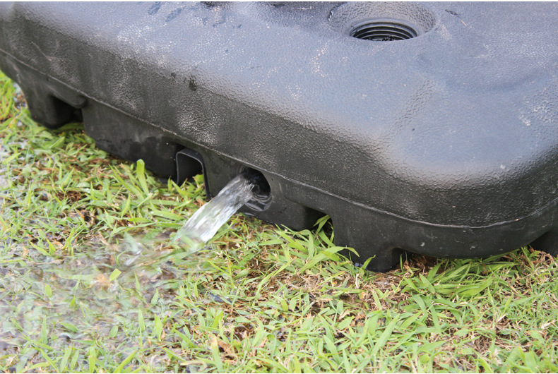 野人谷户外遮阳伞大太阳伞大理石底座方庭院伞压重沙滩伞座批发详情9