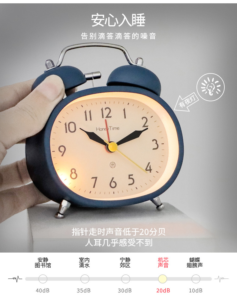 Astronaut alarm clock, a special alarm and wake-up tool for primary school students, children and boys. Silent clock for self-discipline, designed for students pic 14