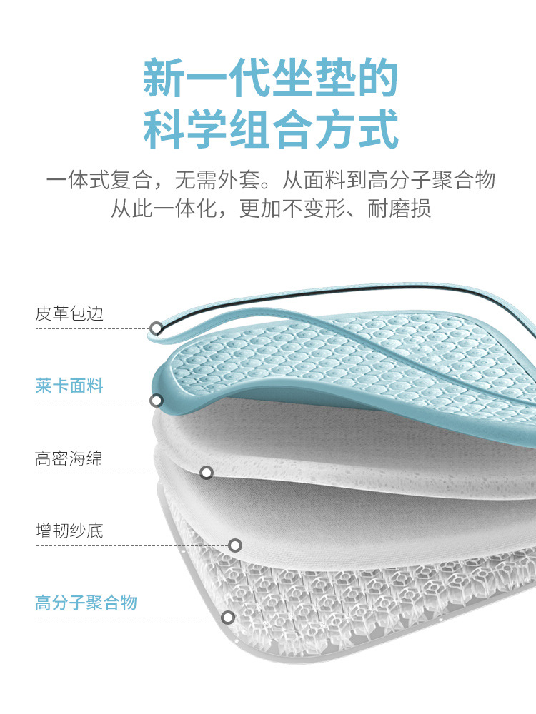 Car seat cushions, all-season universal silicone car cushions, seat cushions, gel ice pads, truck seat cushions, car summer pads pic 9