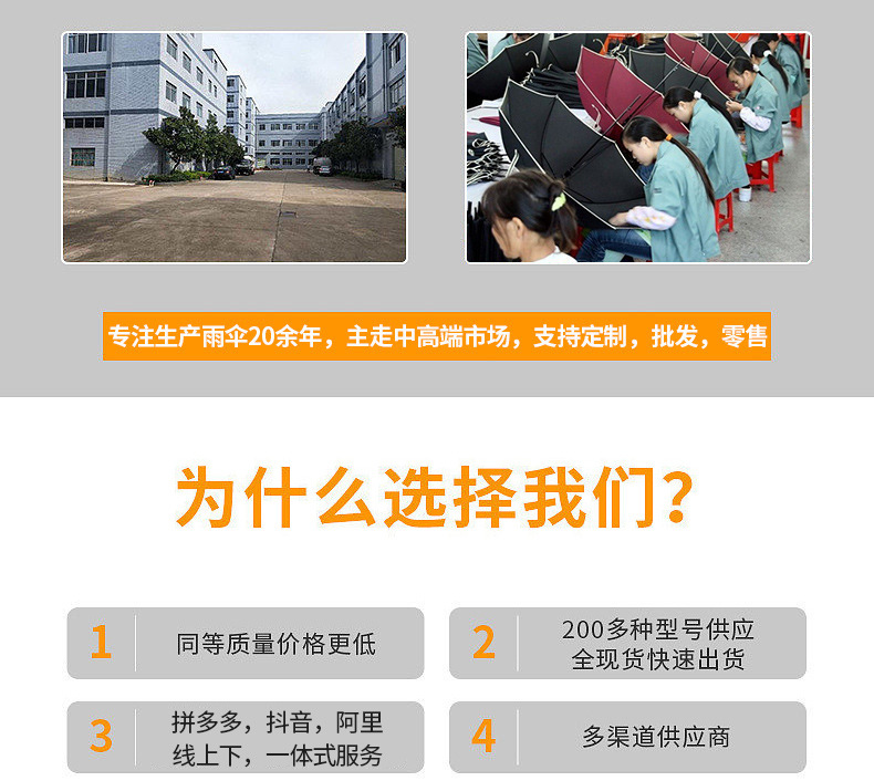 雨伞批发个性长杆高尔夫遮阳伞防紫外线大号太阳伞手动8k半自动伞详情14