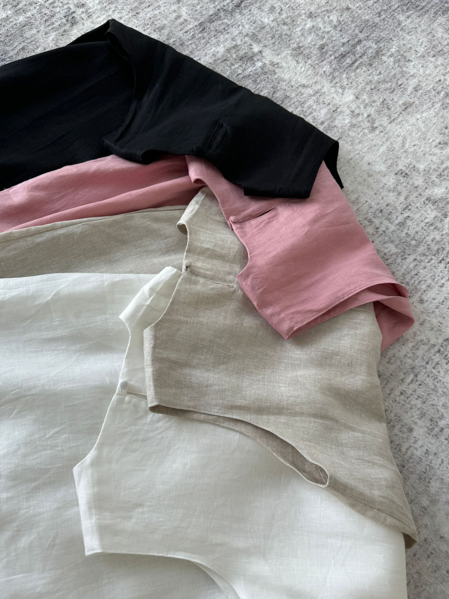 2024 Minimalist and elegant all-linen vest dress for women, summer sleeveless long dress for women pic 15