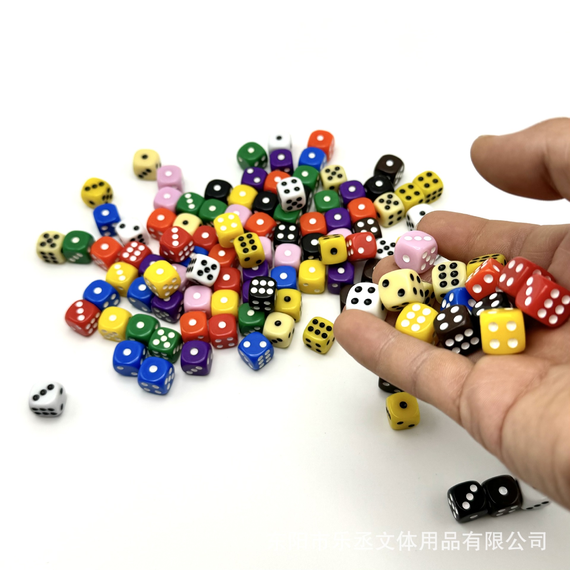 筛子12mm亚克力实色彩色骰子棋牌游戏色子热销筛子详情2