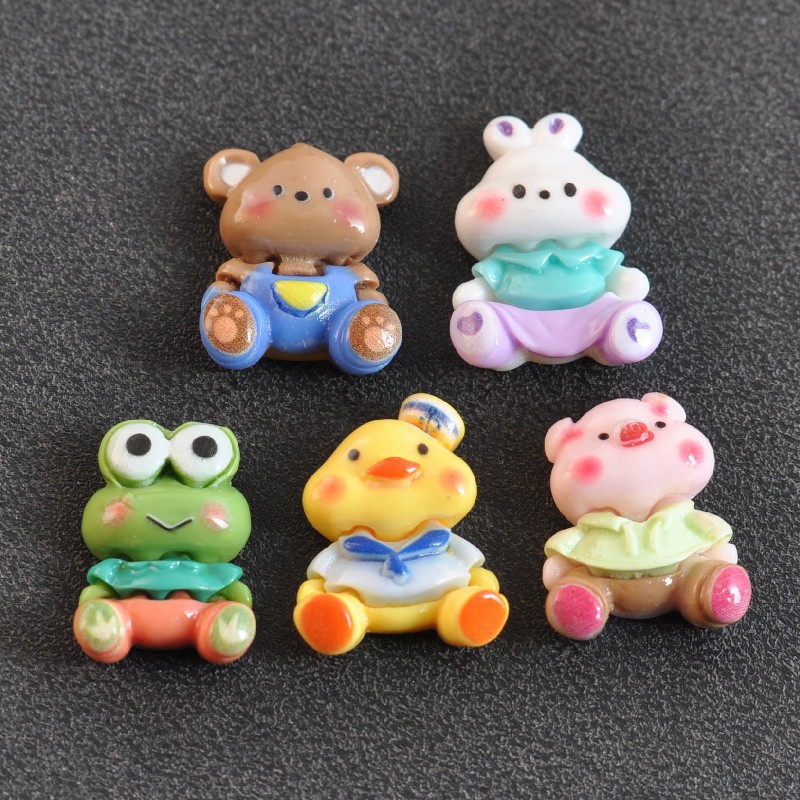 New diy small accessories for food and play refrigerator stickers, versatile resin accessories, fashionable cartoon and cute stickers pic 39