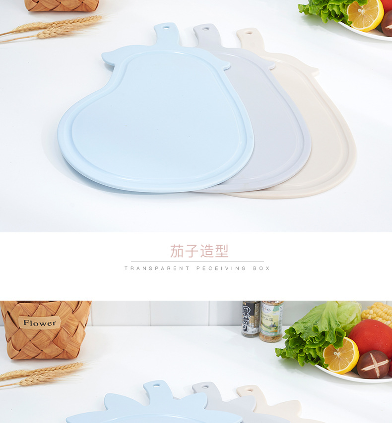 Creative cutting board, baby food small cutting board, thickened with waterproof groove, hanging cutting board, fruit cutting board, direct sales pic 7