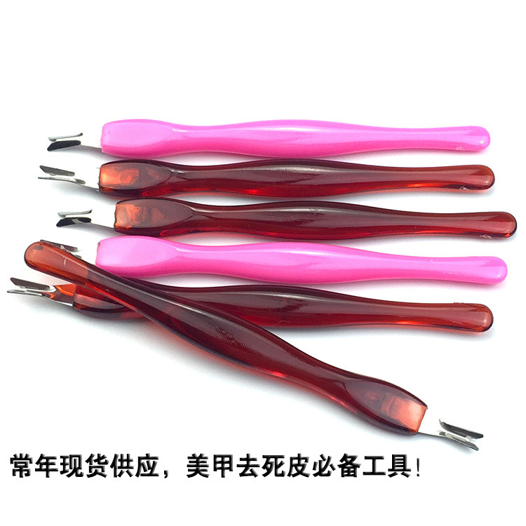 Nail art tool manufacturer direct sales, dead skin fork, stainless steel exfoliation factory direct sales pic 7