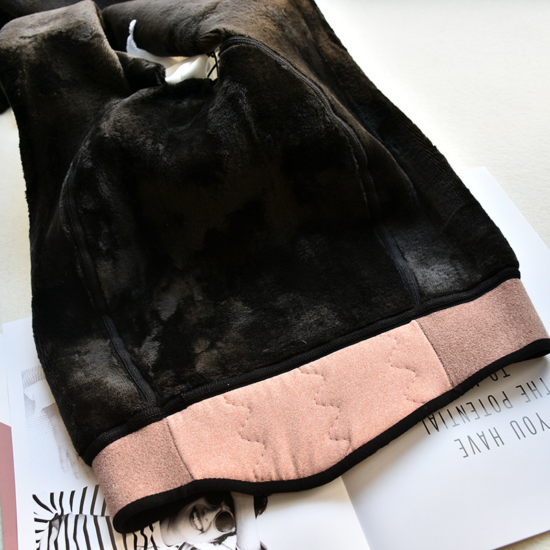 660g thick high-waisted waist support, belt-cinching and hip-lifting high-density nylon leggings pic 7