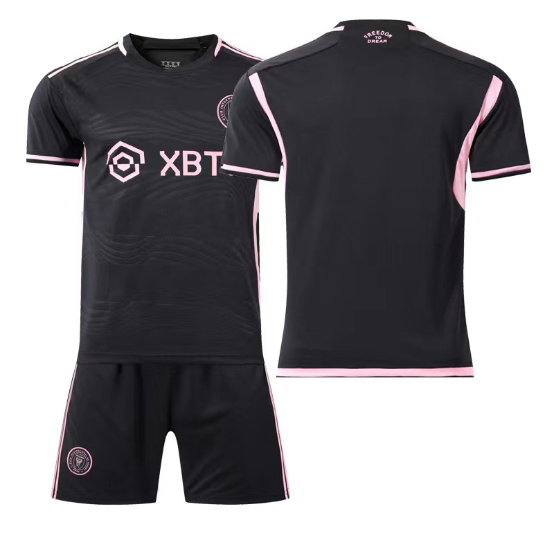 批发迈阿密球衣10号梅西主客场成人童装足球服美职联儿童套装+袜详情7