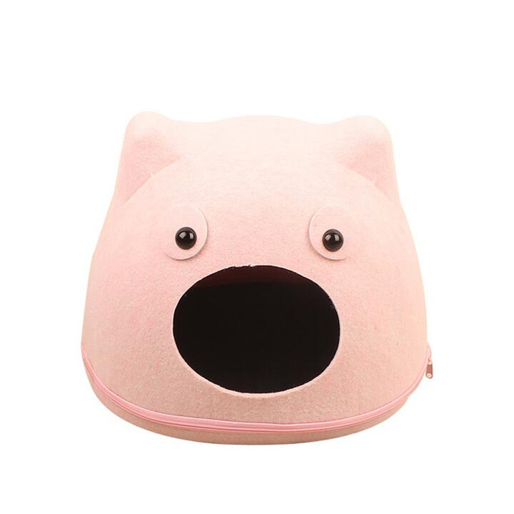 Wholesale manufacturer, wholesale cat beds, dog beds, pet beds, felt, pet beds, four-season fashionable wool felt for warmth pic 10