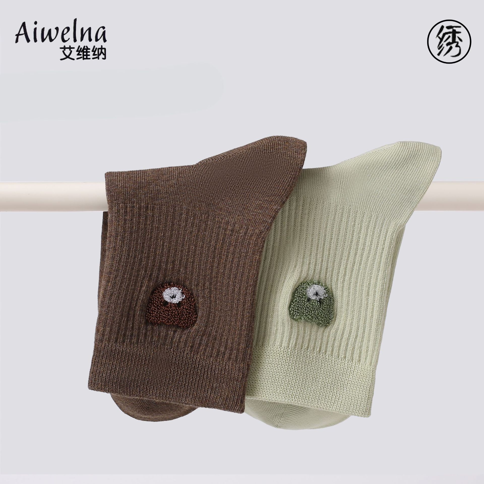 New high-end embroidered socks for spring and summer, deodorizing, comfortable, casual, trendy and fashionable, suitable for all seasons for both men and women pic 6