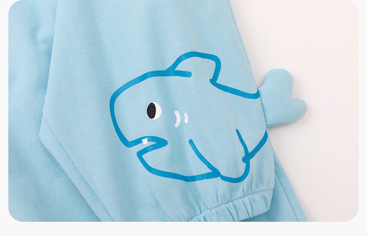 嘟嘟家儿童套装夏季宝宝短袖t恤夏装男童长裤女童体恤童装卡通潮详情34