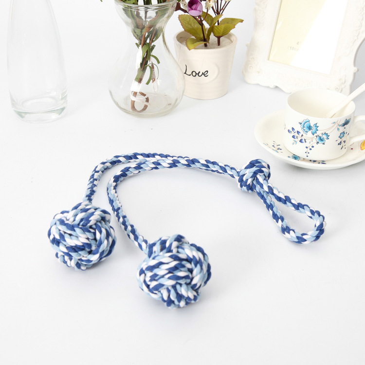 Dog supplies, durable teething pet toys, golden Retriever Teddy, puppy toys, small dog toys, balls, cotton ropes, pet supplies pic 1