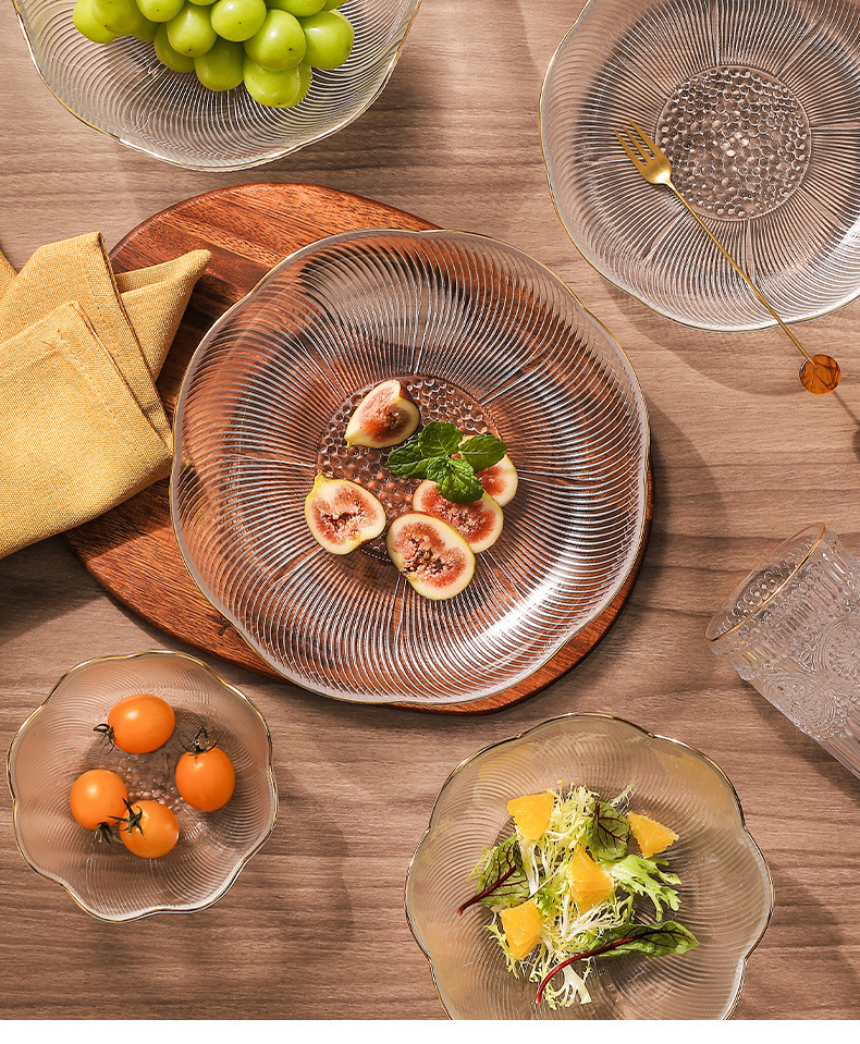 透明水果篮客厅猫厨网红玻璃水果盘家用简约现代高颜值甜品碗点心详情11