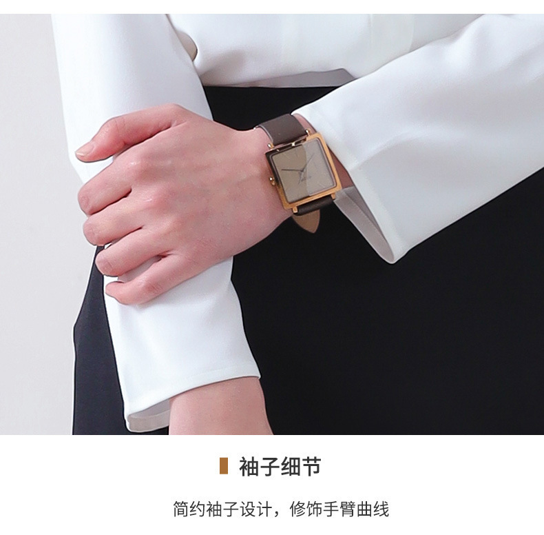 时尚衬衫女夏时尚宽松弹力透气女士长袖衬衣气质职业上衣工装详情21