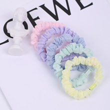 Mesh bun, large intestine circle, ponytail hair tie, fresh and fairy-like ins hair tie, sweet double-layer fabric hair tie wholesale pic 15