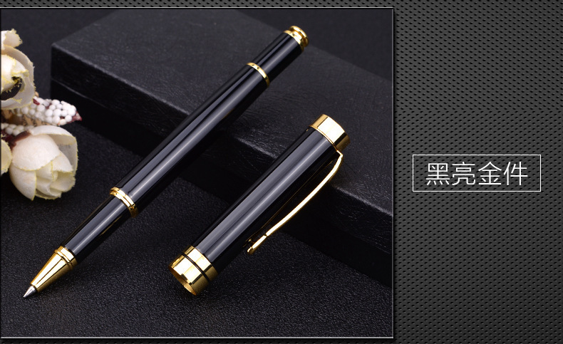Black gel pens, business gifts, metal signature pens, customized advertising gifts, ballpoint pens, logos, and pens pic 24