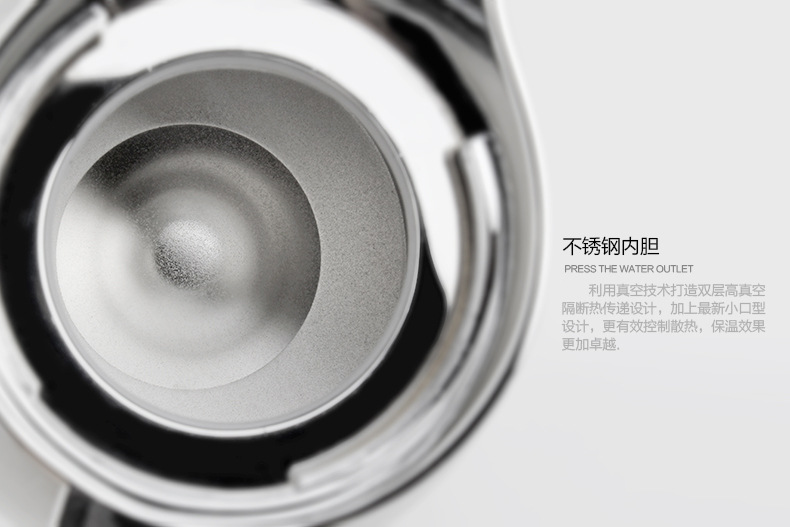 Stainless steel insulated kettle, vacuum hot water kettle, coffee kettle, European-style kettle, insulated bottle with water kettle, stainless steel European-style spiral high-end coffee kettle, super cold and heat preservation, vacuum technology for heat insulation and heat preservation pic 16