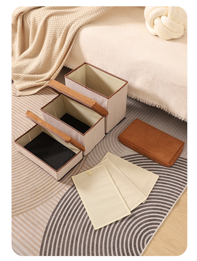 The cross-border pet staircase has three foldable, thickened, anti-slip and storable steps for dogs to climb up to the sofa pic 13