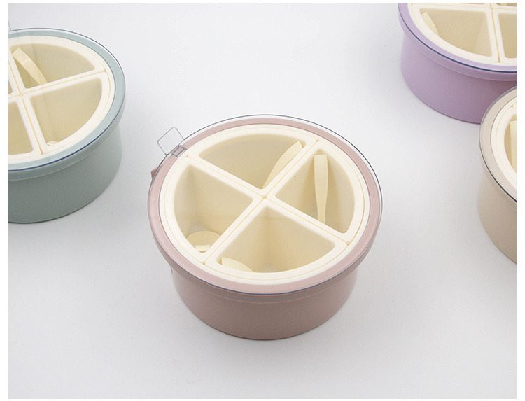 Seasoning jars, multi-style seasoning boxes, kitchen round household plastic chili jars, seasoning jars, salt jars, condiments pic 8