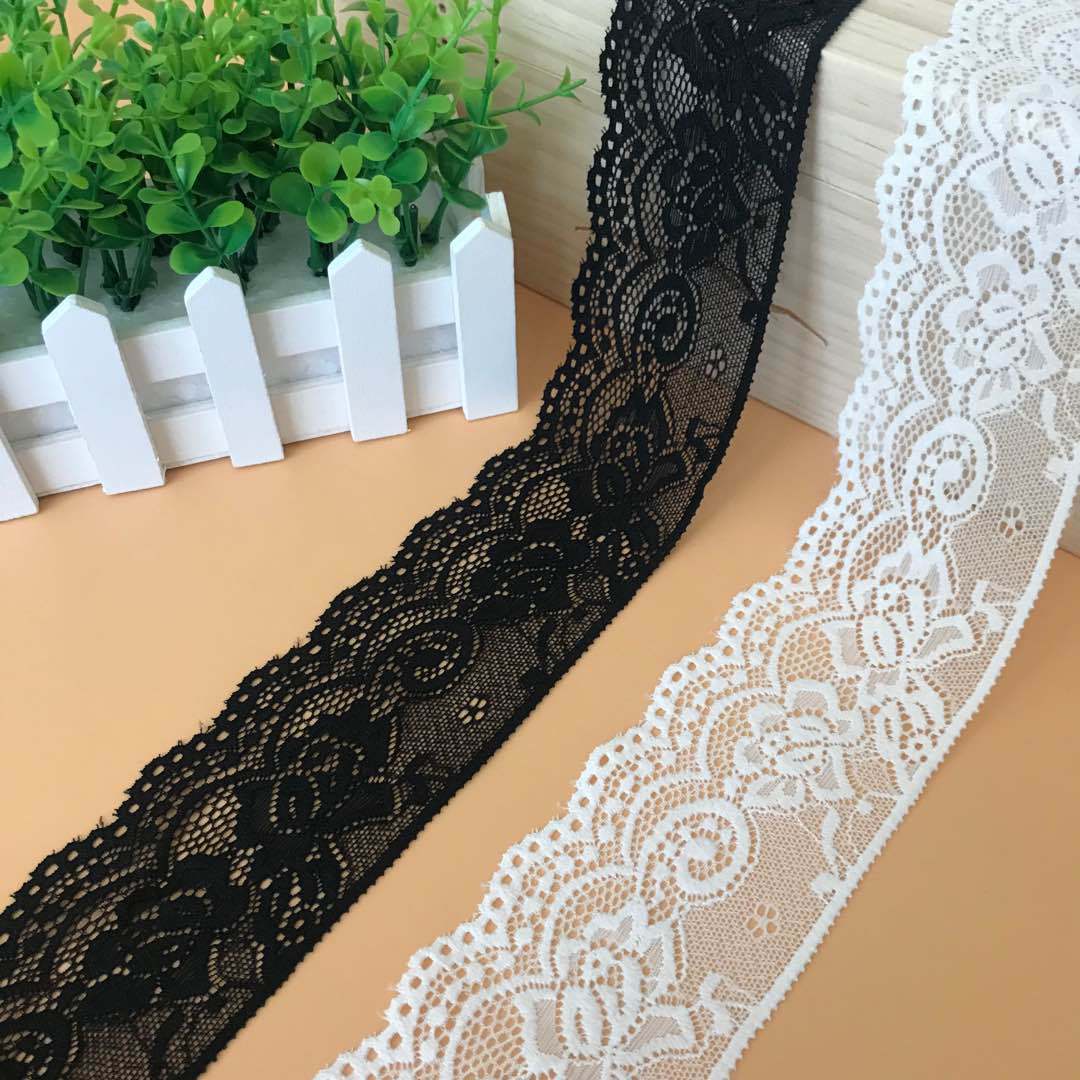 Wholesale of 6.5cm elastic lace trim underwear, clothing accessories and DIY wedding dresses from the manufacturer pic 6